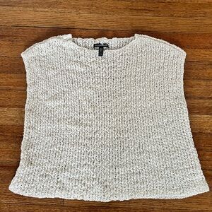 Eileen Fisher Cream Textured Knit
